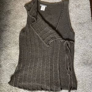 Sarah Pacini tie sweater